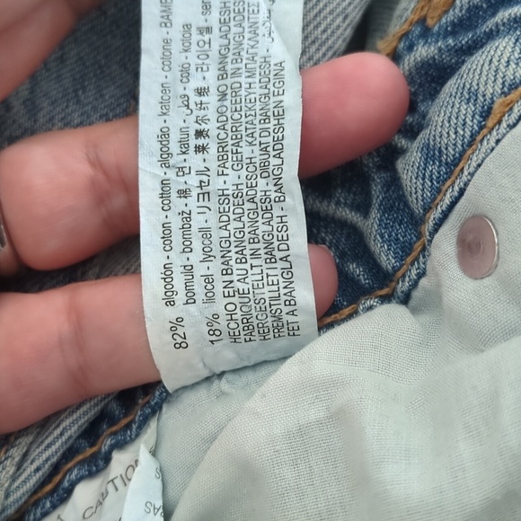 Zara Light Blue Flare Women's Jumpsuit XXL Back To School Gorpcore Streetwear - Picture 11 of 11